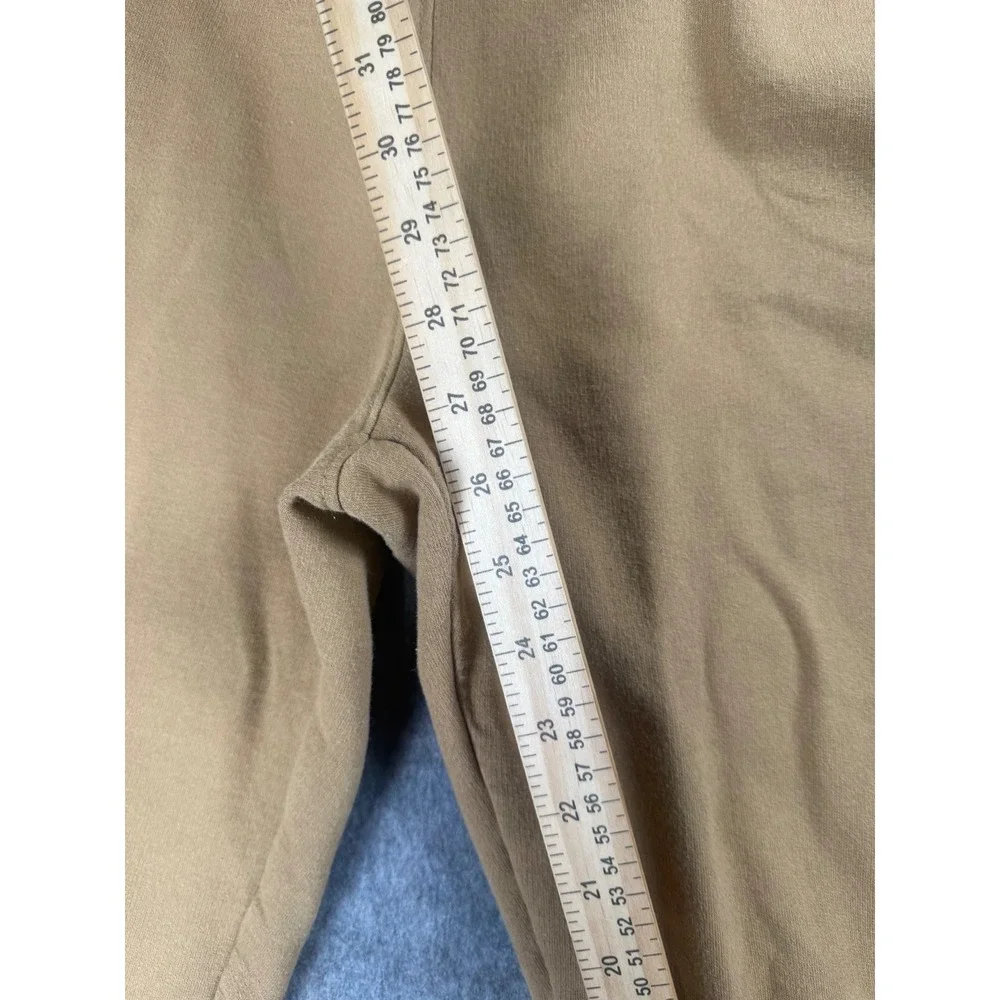 The North Face Mens XL Fleece Joggers Tan Brown Drawstring Sweatpants Logo XL/TG